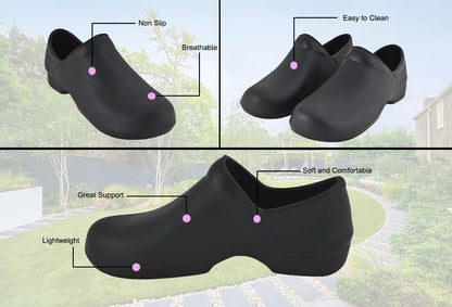 JEFFRICO Womens Clogs Breathable Clogs Shoes For Women Garden Shoes