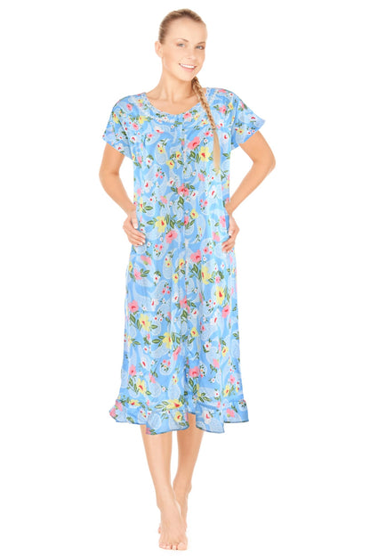 JEFFRICO Womens Nightgowns Sleepwear Soft Pajama Dress Nightshirts