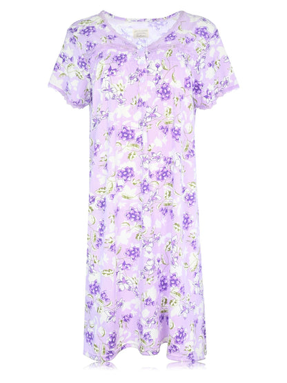 JEFFRICO Womens Nightgowns Sleepwear Soft Pajama Dress Nightshirts