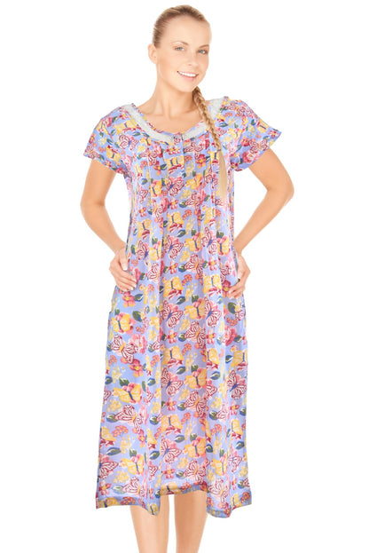 JEFFRICO Womens Nightgowns Sleepwear Soft Pajama Dress Nightshirts