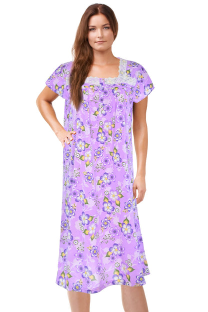 JEFFRICO Womens Nightgowns Sleepwear Soft Pajama Dress Nightshirts