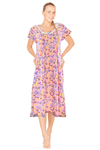 JEFFRICO Womens Nightgowns Sleepwear Soft Pajama Dress Nightshirts