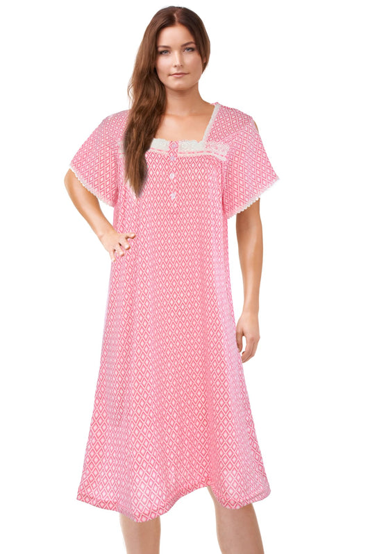 JEFFRICO Womens Nightgowns Sleepwear Soft Pajama Dress Nightshirts