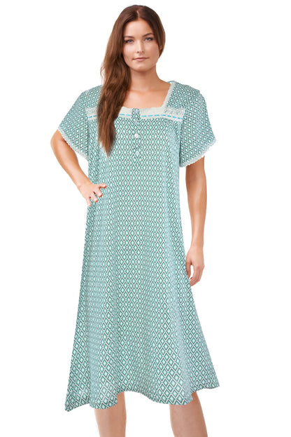 JEFFRICO Womens Nightgowns Sleepwear Soft Pajama Dress Nightshirts