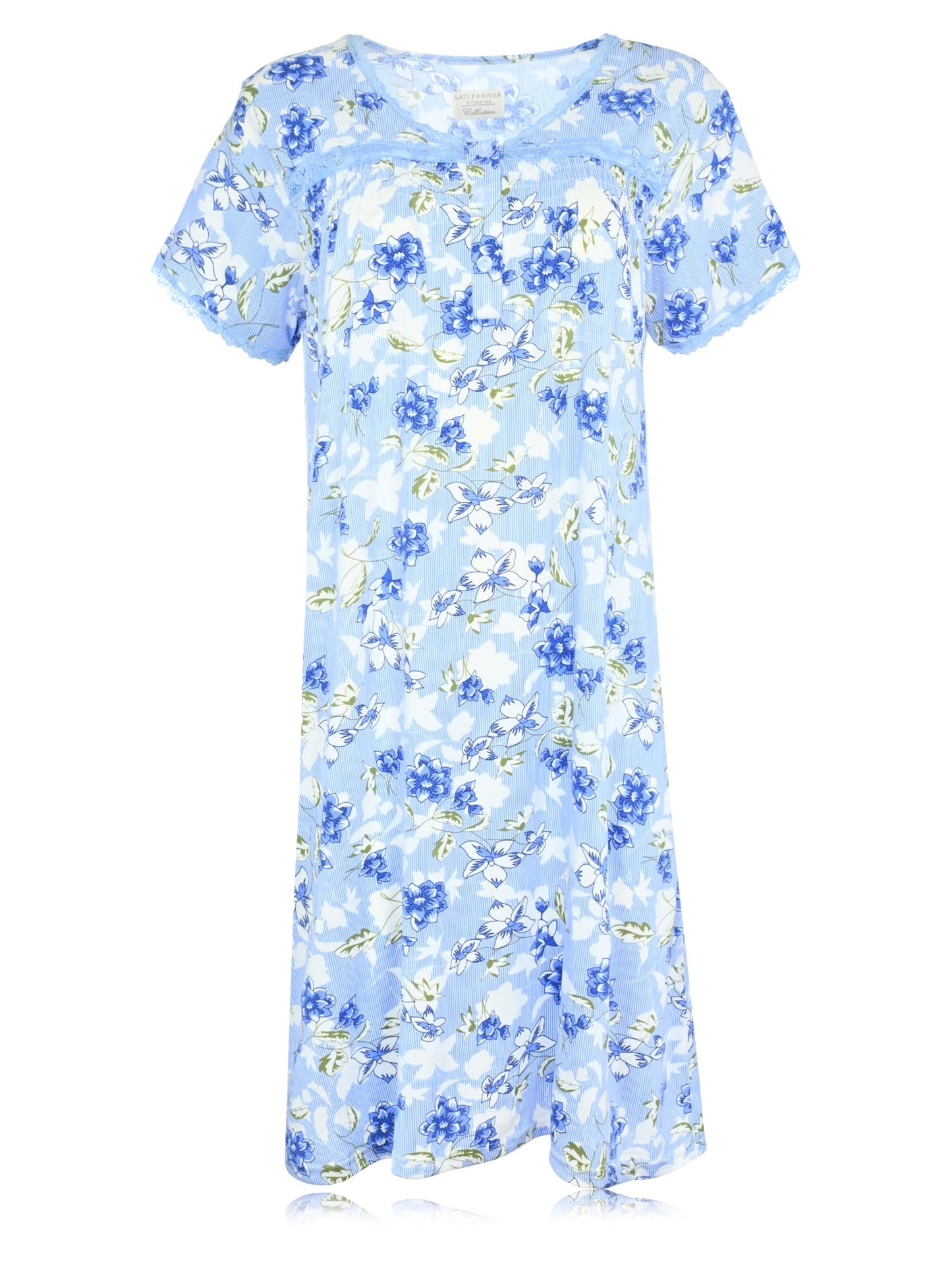 JEFFRICO Womens Nightgowns Sleepwear Soft Pajama Dress Nightshirts