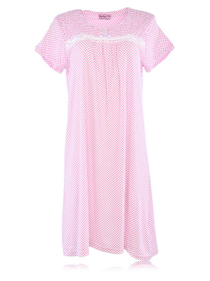 JEFFRICO Womens Nightgowns Sleepwear Soft Pajama Dress Nightshirts