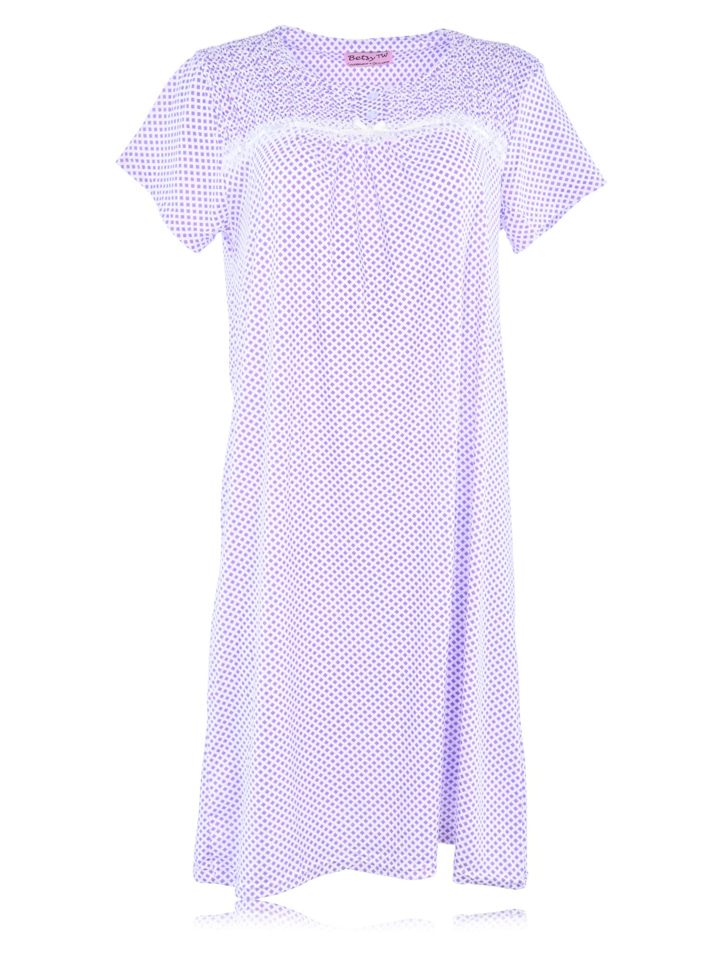 JEFFRICO Womens Nightgowns Sleepwear Soft Pajama Dress Nightshirts